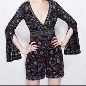 Primavera beaded romper size 2